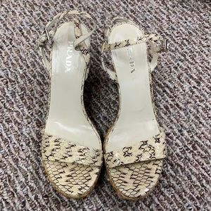 Prada wedges size 9